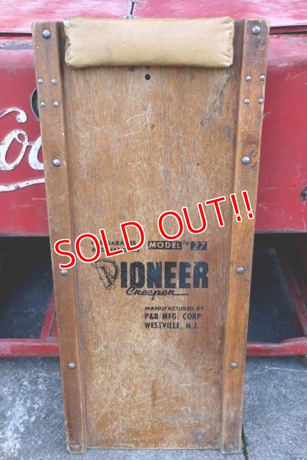 画像1: dp-230301-116 PIONEER / Vintage Wood Roller Creeper