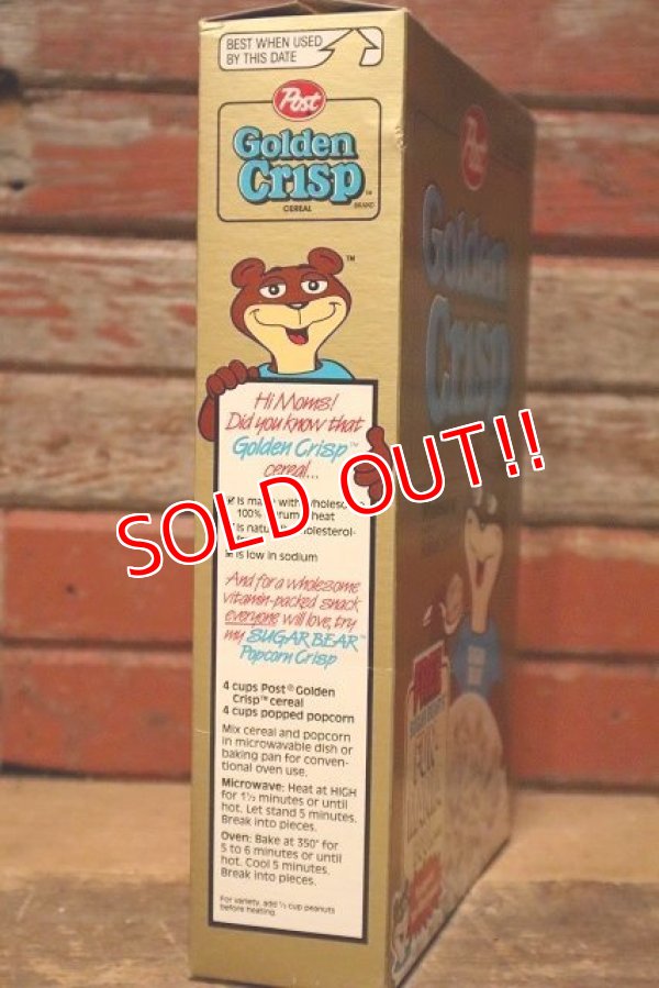 画像9: ct-230301-118 Post Golden Crisp / 1993 Sugar Bear Cereal Box