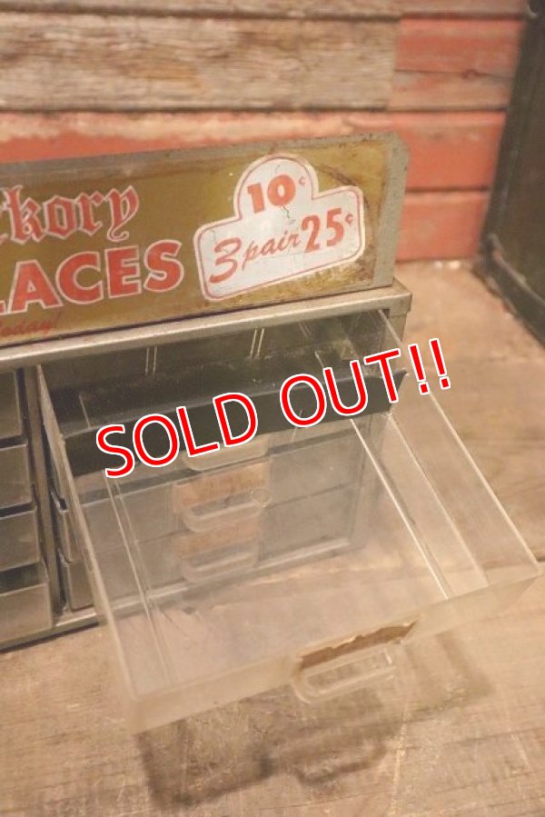 画像6: dp-230301-114 Old Hickory / Vintage Shoe Laces Store Counter Top Display