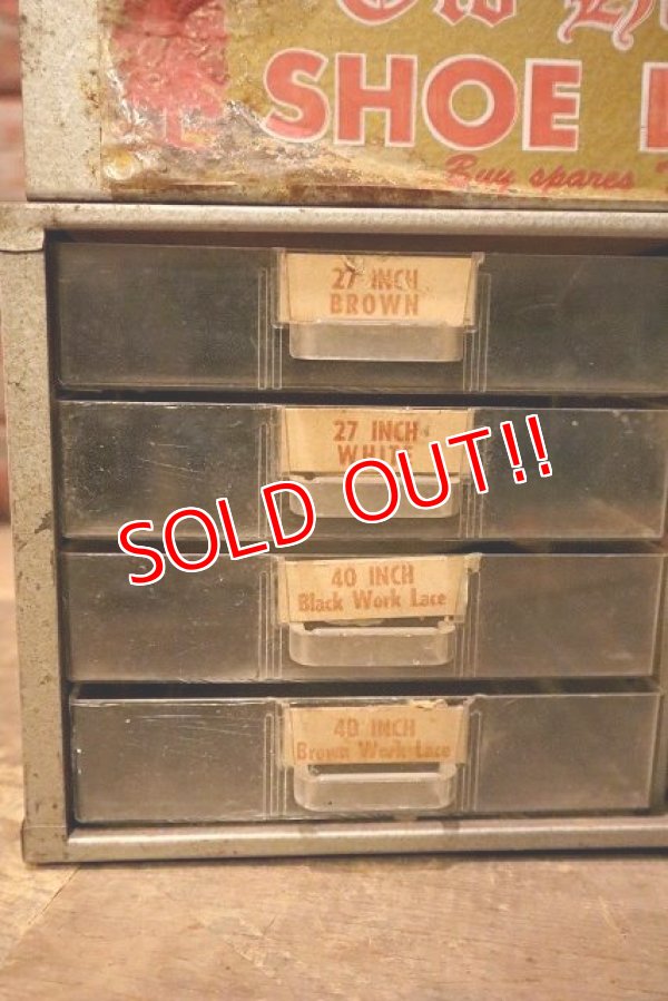 画像3: dp-230301-114 Old Hickory / Vintage Shoe Laces Store Counter Top Display