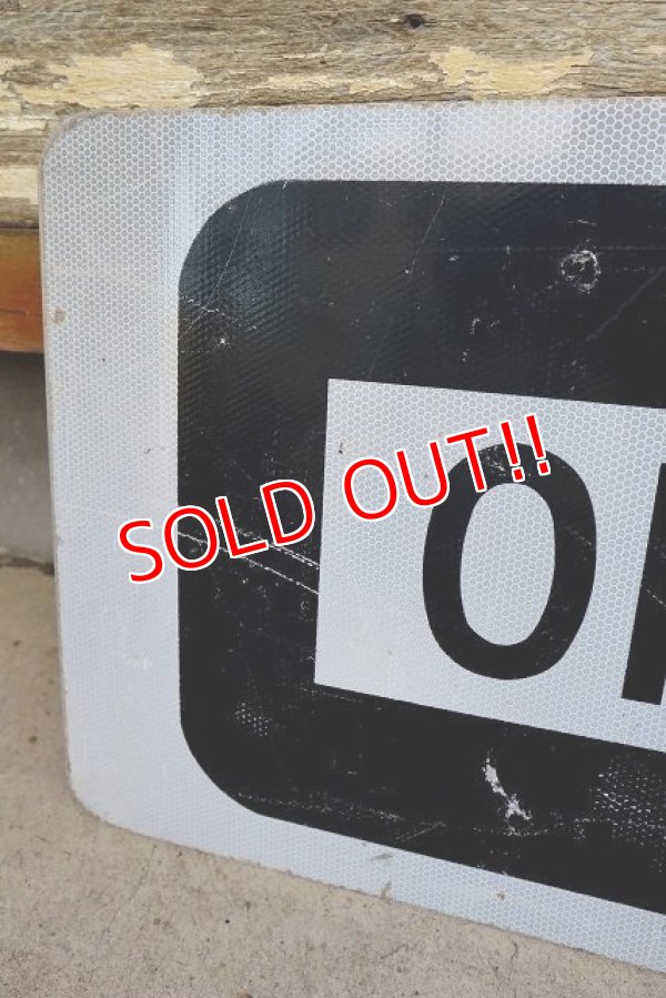 画像5: dp-210401-63 Road Sign "⇒ONE WAY"