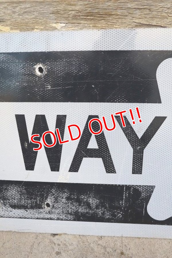 画像3: dp-210401-63 Road Sign "⇒ONE WAY"