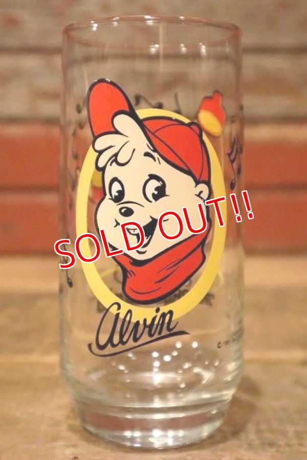 画像1: ct-230414-01 The Chipmunks / Alvin 1980's Glass