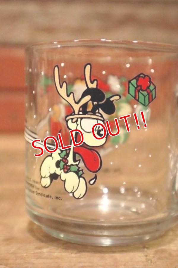 画像3: gs-230414-10 Garfiled & Odie / 1978 Christmas Glass Mug