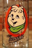 画像2: ct-230414-03 The Chipmunks / Theodore 1980's Glass