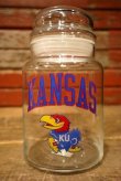 画像1: dp-230414-07 The University of Kansas / Jayhawks Glass Canister