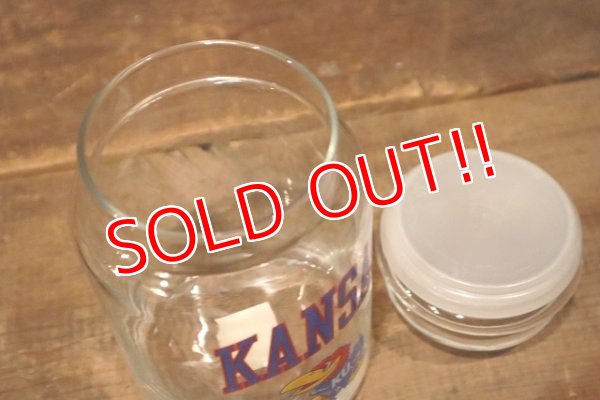 画像5: dp-230414-07 The University of Kansas / Jayhawks Glass Canister