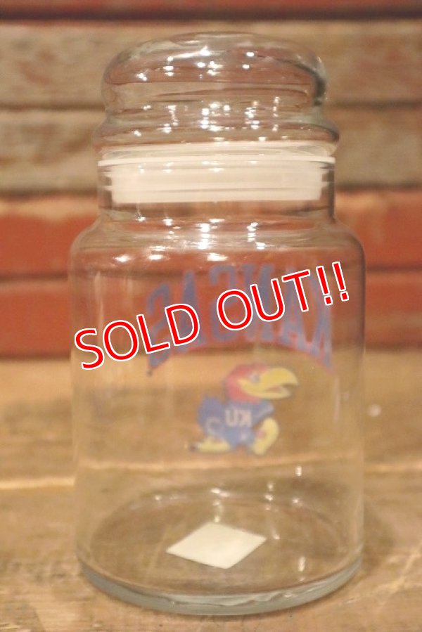 画像3: dp-230414-07 The University of Kansas / Jayhawks Glass Canister