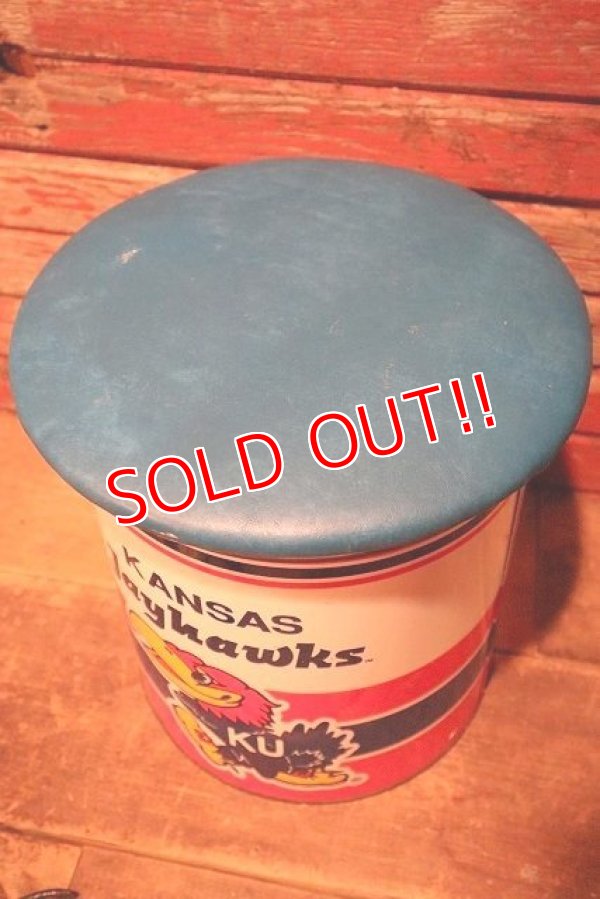 画像9: dp-230414-08 The University of Kansas / Jayhawks Tin Box Chair