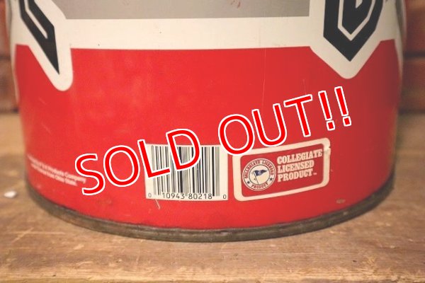 画像7: dp-230414-04 Ohio State University / Ohio State Buckeyes Tin Trash Box