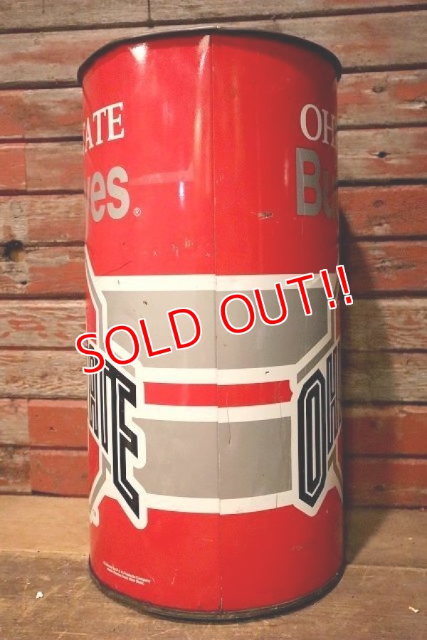 画像9: dp-230414-04 Ohio State University / Ohio State Buckeyes Tin Trash Box
