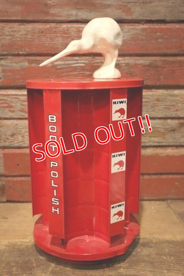 画像1: dp-230401-38 KIWI / 1950's Boots Polish Spinner Rack