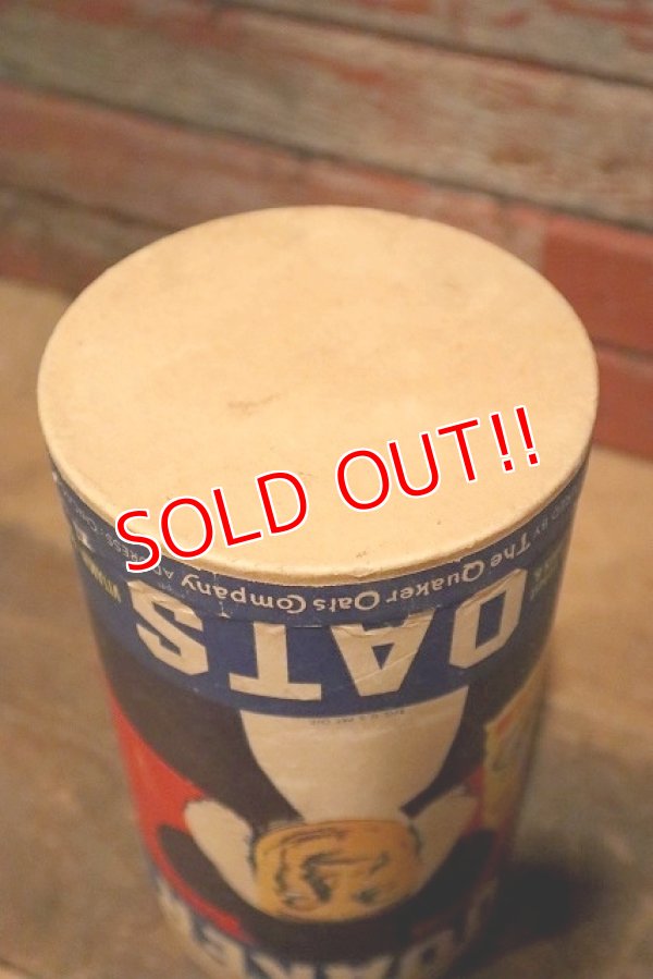 画像10: dp-230414-31 QUAKER OATS / 1960's Cardboard Tube Box