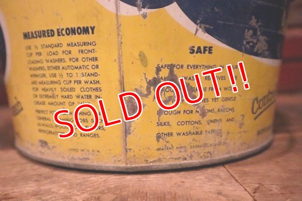 画像7: dp-230414-70 all / 1950's-1960's Laundry Detergent Galvanized Metal Bucket