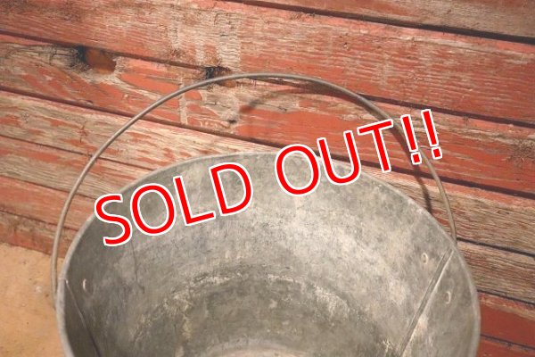 画像10: dp-230414-70 all / 1950's-1960's Laundry Detergent Galvanized Metal Bucket