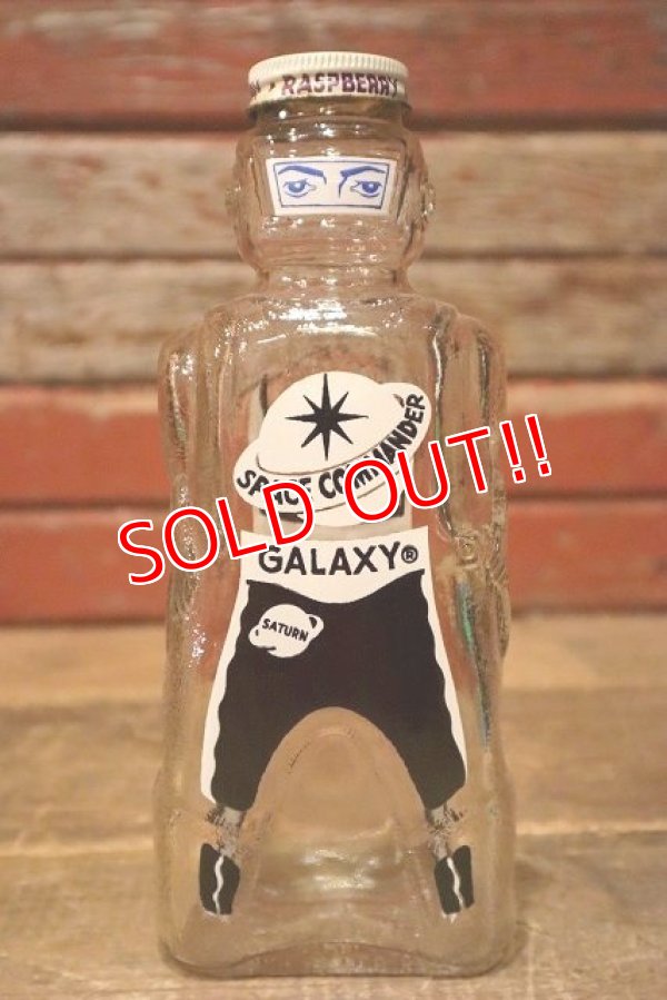 画像1: ct-230414-32 Space Foods / 1950's GALAXY Spaceman Syrup Bottle "SPACE COMMANDER"