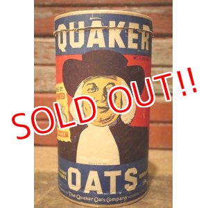 画像: dp-230414-31 QUAKER OATS / 1960's Cardboard Tube Box