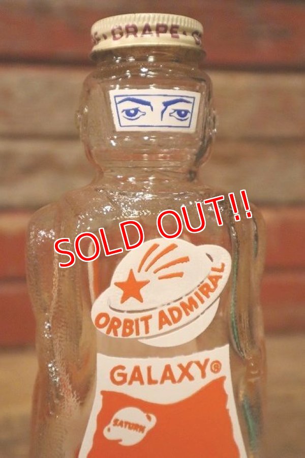 画像2: ct-230414-32 Space Foods / 1950's GALAXY Spaceman Syrup Bottle "ORBIT ADMIRAL"