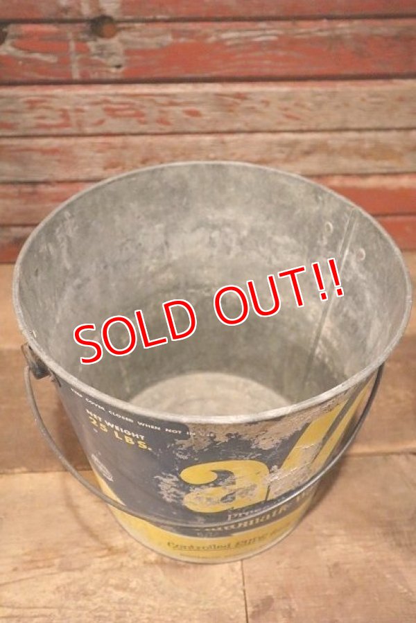 画像8: dp-230414-70 all / 1950's-1960's Laundry Detergent Galvanized Metal Bucket
