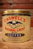 画像1: dp-230414-72 CASWELL'S NATIONAL CREST COFFEE / Vintage Tin Can
