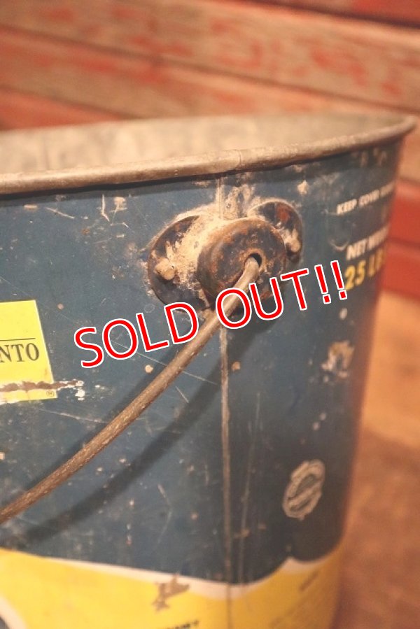 画像9: dp-230414-70 all / 1950's-1960's Laundry Detergent Galvanized Metal Bucket