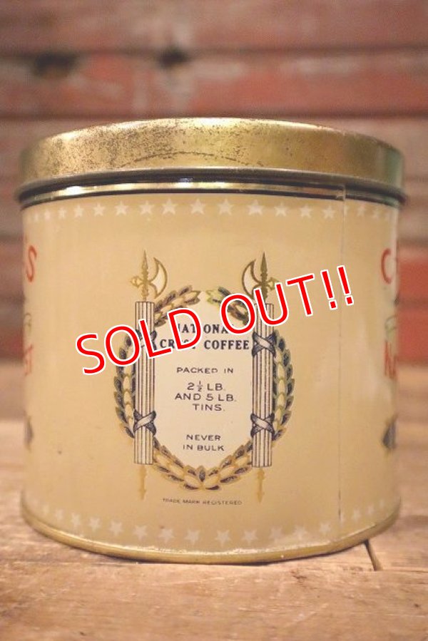画像5: dp-230414-72 CASWELL'S NATIONAL CREST COFFEE / Vintage Tin Can
