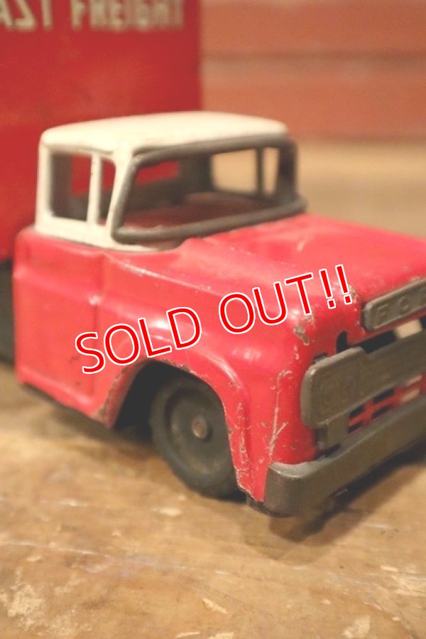 画像7: dp-230414-40 FAST FREIGHT CONTINENTAL EXPRESS / 1960's Ford Friction Truck Toy