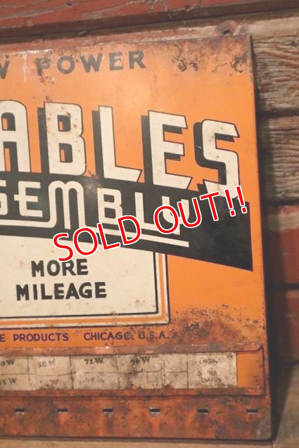 画像4: dp-230301-15 TRIPLE-A-CABLES / Vintage Metal Sign