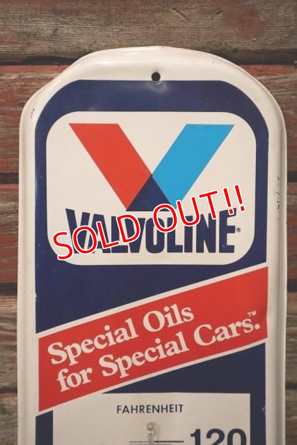 画像2: dp-230401-39 VALVOLINE / 1980's Thermometer Sign