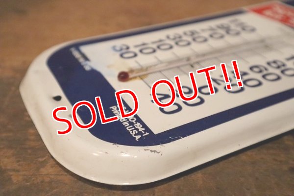 画像7: dp-230401-39 VALVOLINE / 1980's Thermometer Sign