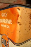 画像9: dp-230414-14 GULF / 1960's GULF SUPREME MOTOR OIL 2 U.S. Gallons Can