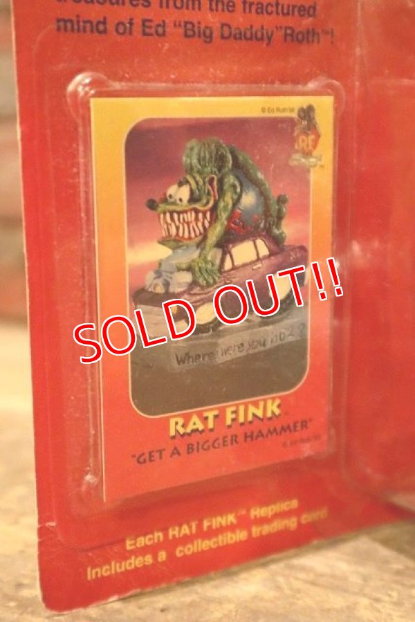画像4: ct-230414-72 RAT FINK / 1990's PVC RAT FINK "GET A BIGGER HAMMER"