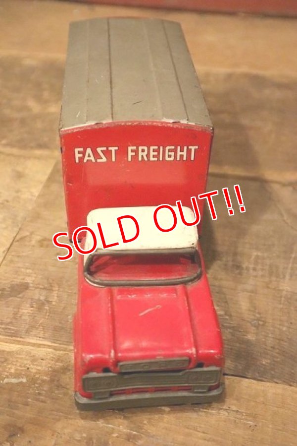 画像4: dp-230414-40 FAST FREIGHT CONTINENTAL EXPRESS / 1960's Ford Friction Truck Toy