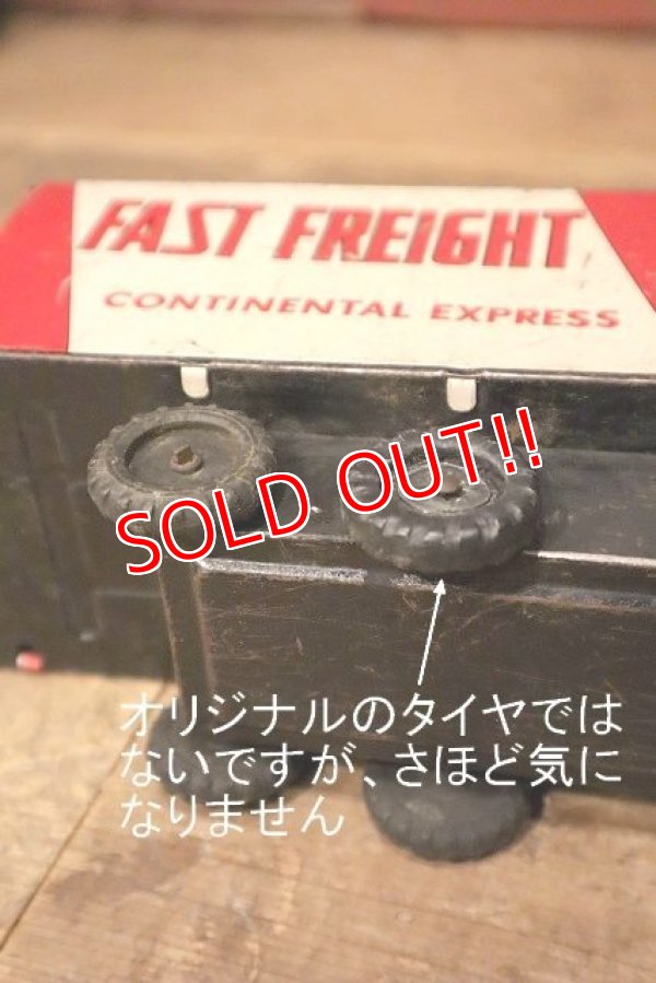 画像8: dp-230414-40 FAST FREIGHT CONTINENTAL EXPRESS / 1960's Ford Friction Truck Toy