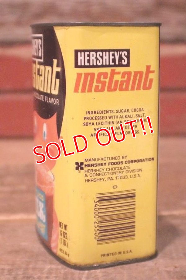 画像3: dp-230414-01 HERSHEY'S / 1970's Instant Real Chocolate Flavor Tin Can