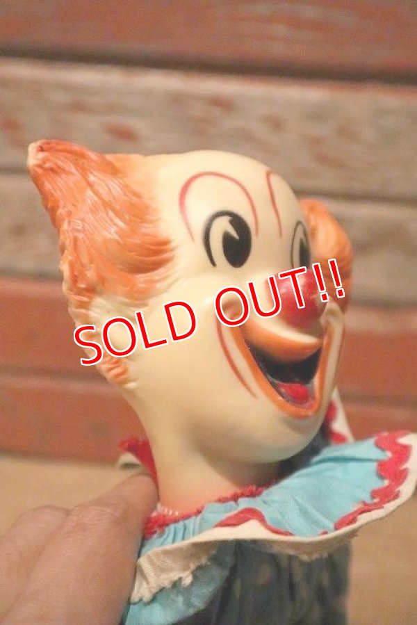 画像3: ct-230414-26 Bozo the Clown / Knickerbocker 1960's Rubber Face Doll