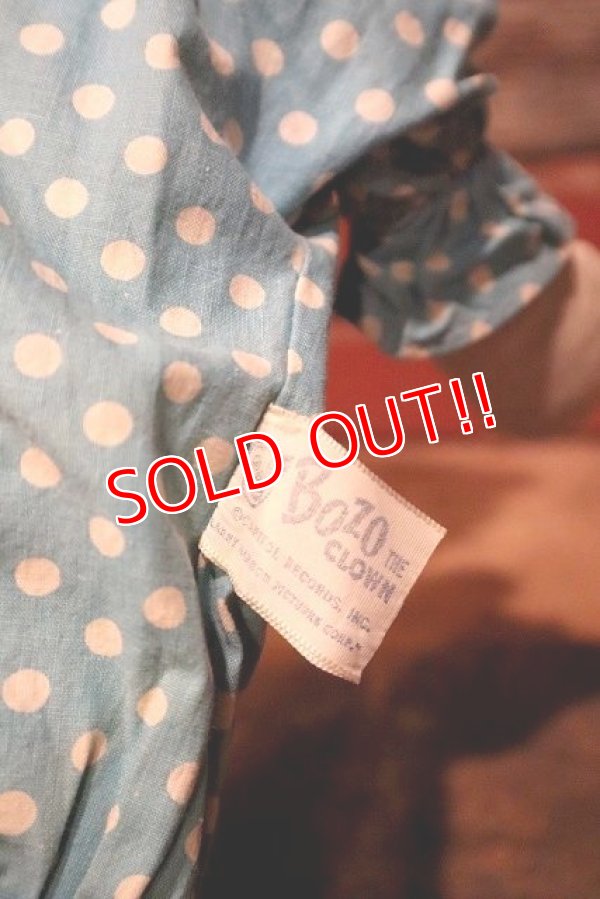 画像9: ct-230414-26 Bozo the Clown / Knickerbocker 1960's Rubber Face Doll