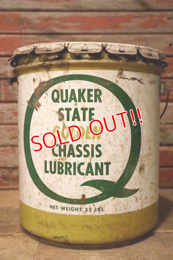 画像1: dp-230401-31 QUAKER STATE / 1970's 5 U.S. GALLONS OIL CAN