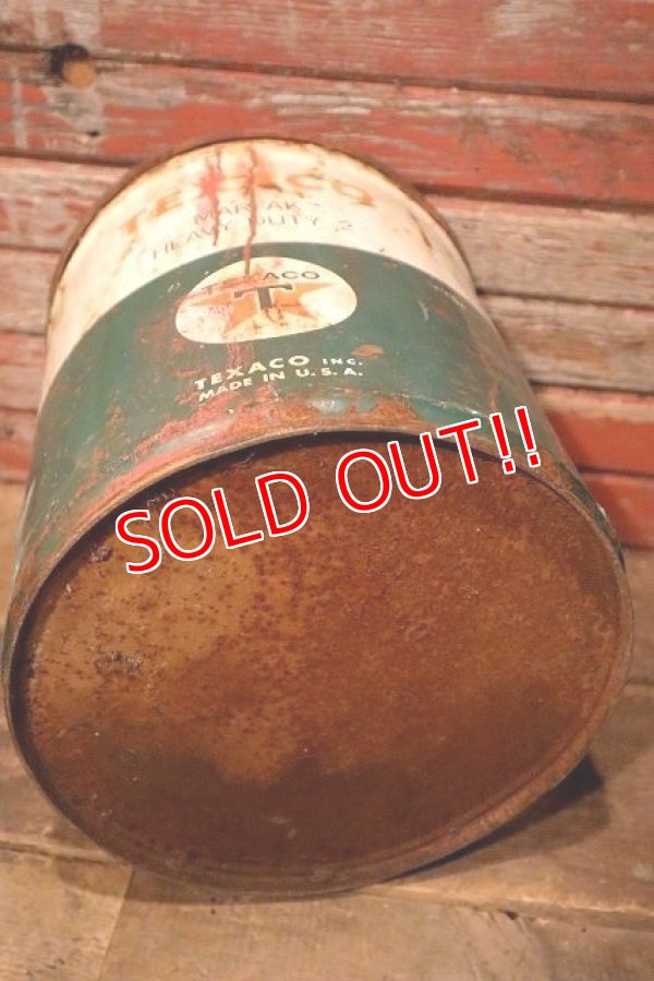 画像8: dp-230401-29 TEXACO / 1950's 5 U.S. GALLONS OIL CAN