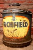 画像3: dp-230401-19 RICHFIELD / 1960's 5 U.S. GALLONS OIL CAN