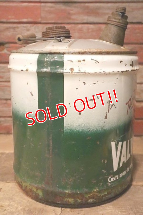 画像6: dp-230401-48 VALVOLINE / 1950's 5 U.S. GALLONS OIL CAN