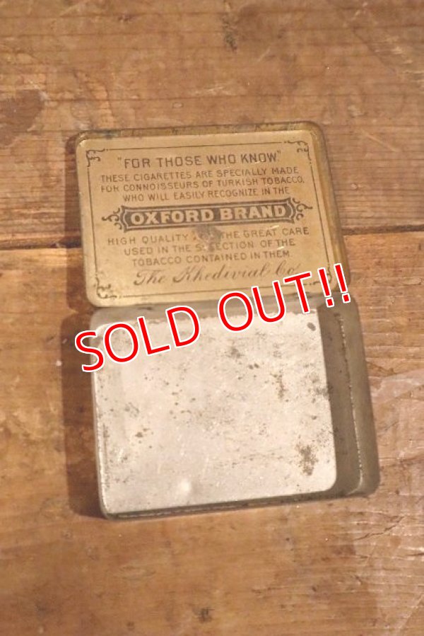 画像5: dp-230401-03 THE KHEDIVAL CO. / OXFORD TURKISH CIGARET Tin Can