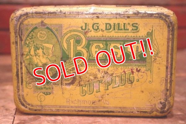 画像2: dp-230401-05 J.G.DILL'S BEST / Cut Plug Vintage Tin Can