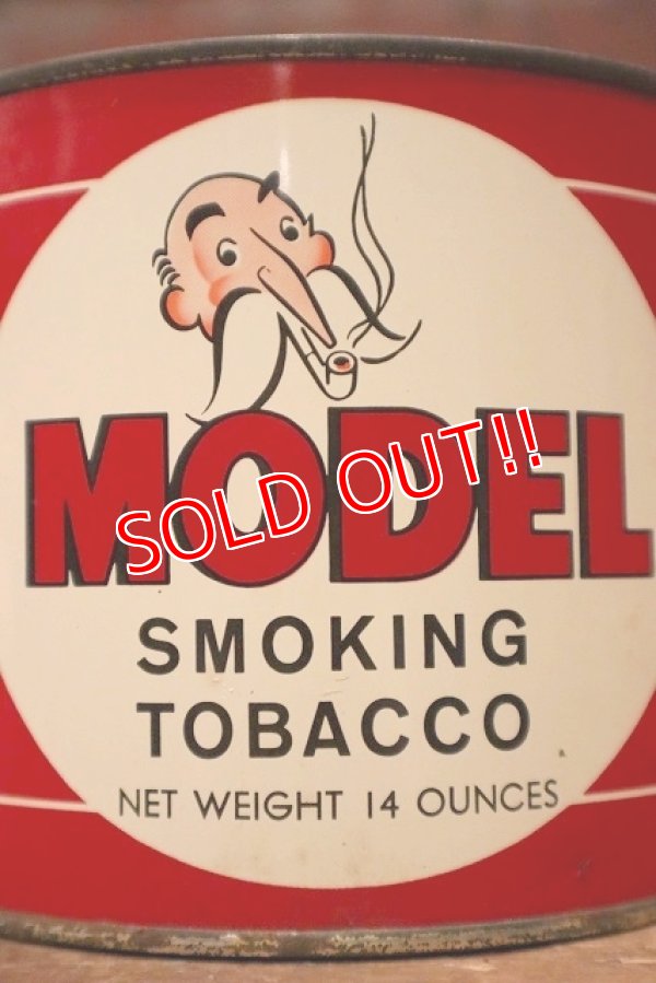 画像2: dp-230414-79 MODEL Smoking Tobacco / Vintage Tin Can