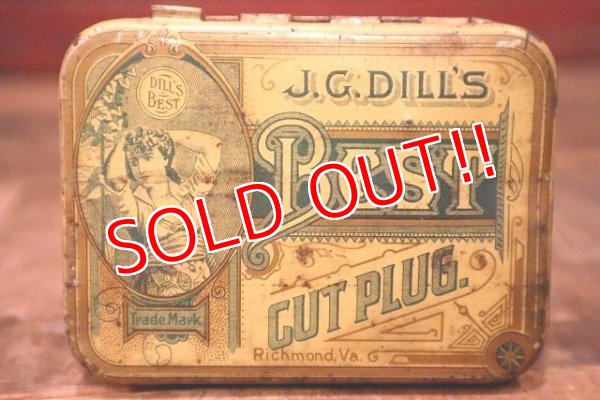 画像2: dp-230401-04 J.G.DILL'S BEST / Cut Plug Vintage Tin Can