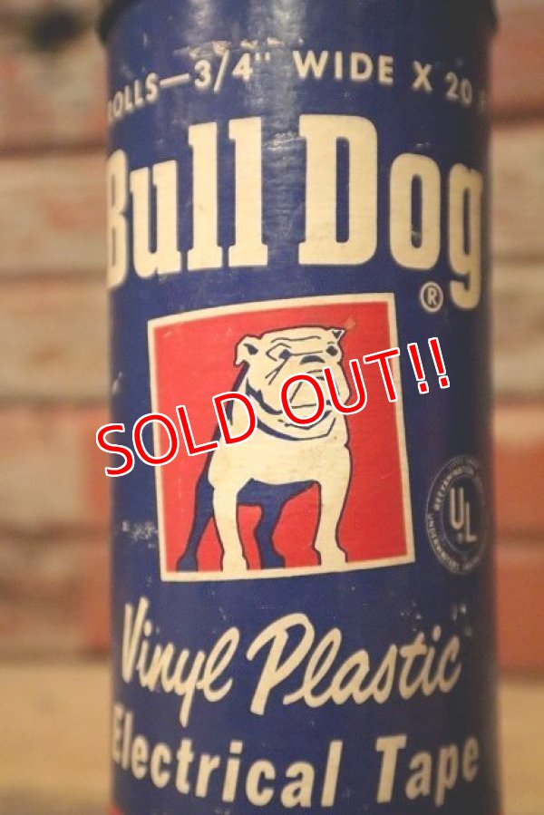 画像2: dp-230414-23 AMERICAN BILTRITE RUBBER COMPANY / 1950's BULLDOG Vinyl Plastic Electrical Tape Box