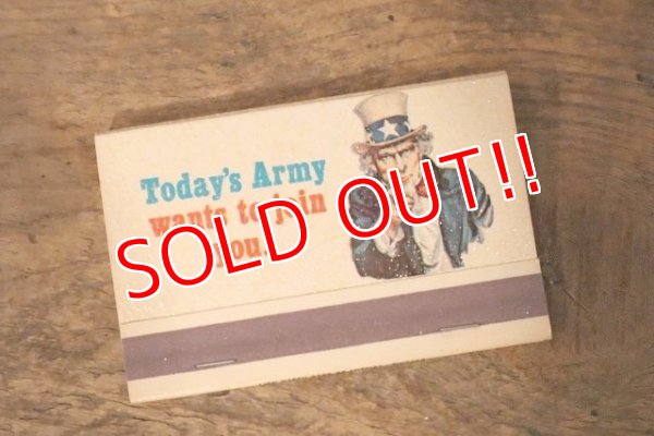画像2: dp-230414-69 U.S.ARMY / UNCLE SAM Match Book