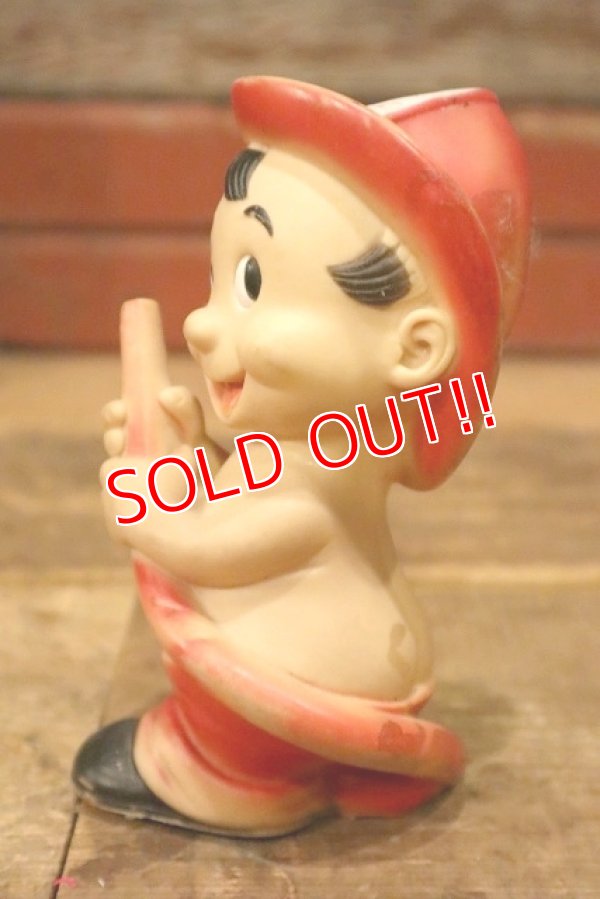 画像3: ct-230414-49 Unknown / 1950's-1960's Fire Chief Boy Squeaky Doll