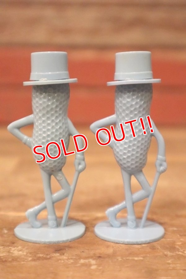 画像6: ct-221101-95 PLANTERS / MR.PEANUT 1950's Salt & Pepper (Blue)