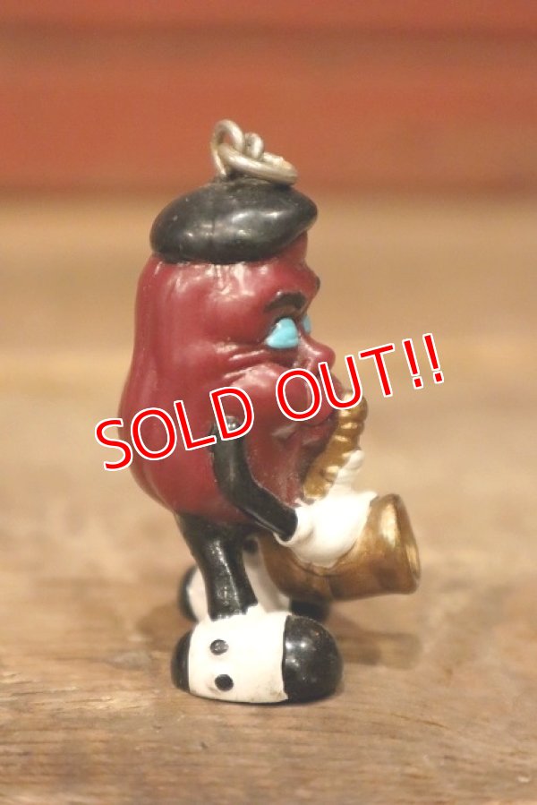 画像2: ct-201114-125 The California Raisins / 1988 PVC Keychain "Sax Player"